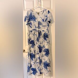 Kate & Mallory Sheer Floral Duster